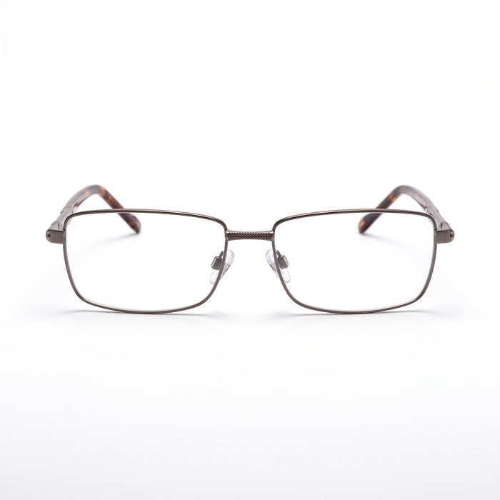 Gunmetal & Tortoise eyeglass frame