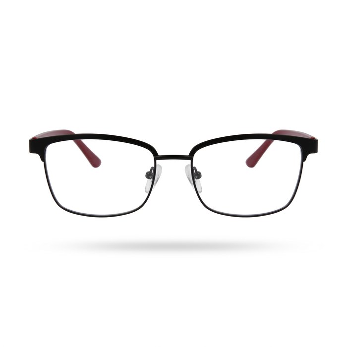 Black & Red eyeglass frame